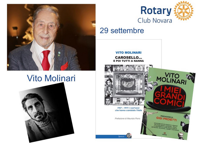 Vito Molinari al Rotary di Novara